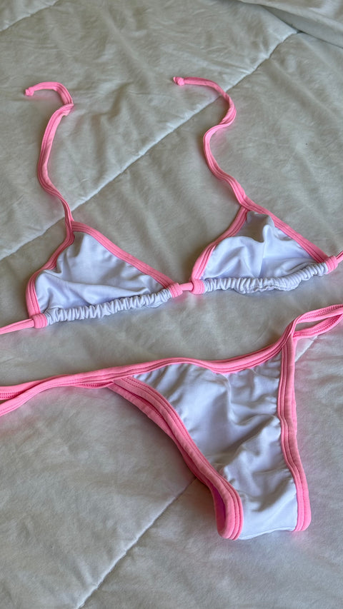 Top Cortininha Maia Rosa